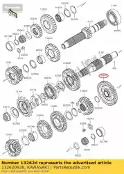 Qui puoi ordinare marcia, uscita bassa, 39t er650ecf da Kawasaki , con numero parte 132620828: