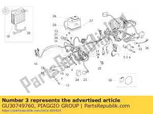 Piaggio Group GU30749760 plate - Bottom side