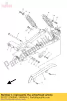 5JX221100000, Yamaha, brazo trasero comp. yamaha xvs 125 250 2000 2001 2002 2004, Nuevo