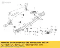 R21813861A, Benelli, Rotule benelli euro 3 euro 4 euro 5 0 125 160 302 500 502 600 752 800 899 1130 2007 2008 2009 2010 2011 2012 2014 2015 2017 2018 2019 2020 2021 2022 2023, Nouveau