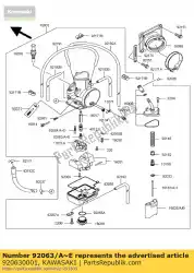 Tutaj możesz zamówić jet-main, mj # 470 kx125-m1 od Kawasaki , z numerem części 920630001: