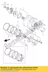 Suzuki 1222819F000I0 podk?adka, gr. korby - Dół