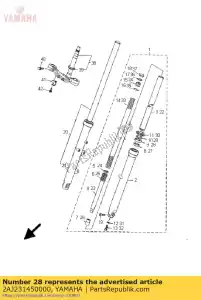 yamaha 2AJ231450000 oil seal - Bottom side