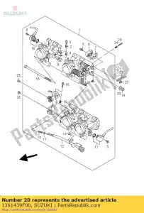 Suzuki 1361439F00 borgring - Onderkant