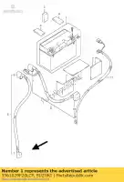 3361029F20LCP, Suzuki, Battery 12v suzuki dr z 400 2000 2001 2002 2003 2004 2005 2006 2007 2008 2009, New