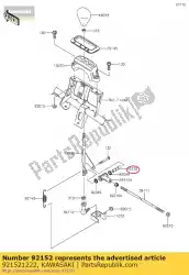 Aquí puede pedir collar, corbata de rodeo kvf650-a1 de Kawasaki , con el número de pieza 921521222: