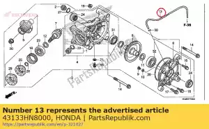 honda 43133HN8000 rura odpowietrzaj?ca 3,5x1450 - Dół