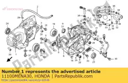 Here you can order the crankcase comp., r. From Honda, with part number 11100MENA30: