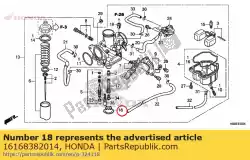 Ici, vous pouvez commander le support, jet auprès de Honda , avec le numéro de pièce 16168382014: