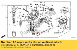 Honda 16168382014 support, jet - La partie au fond