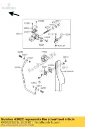 Tutaj możesz zamówić hamulec stoper, str od Suzuki , z numerem części K430221010: