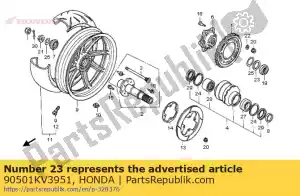 Honda 90501KV3951 rondella, conica sp - Il fondo
