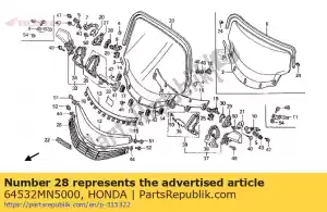 Honda 64532MN5000 p?yta, r. pivot - Dół