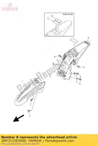 Yamaha 3WF2153E4000 emblema, yamaha (yb) - Lado inferior