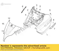 65379900DE, Piaggio Group, Scudo anteriore piaggio x 125 250 300 2008 2009, Nuovo