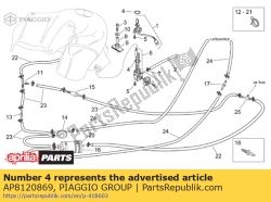 Aprilia AP8120869, Junta tórica 4093, OEM: Aprilia AP8120869