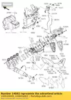 140920949, Kawasaki, cubierta, polea kawasaki z eversion d  b c a z800 abs bds ads bef 800 , Nuevo