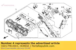 Qui puoi ordinare set di alberi, motorino di avviamento da Honda , con numero parte 16017MCJ003: