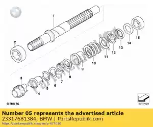 bmw 23317681384 wasmachine - 23,6x24x3 - Onderkant