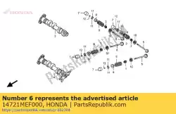 Aquí puede pedir válvula, ej. De Honda , con el número de pieza 14721MEF000: