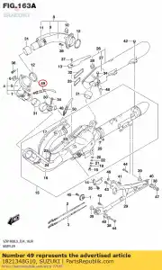 suzuki 1821348G10 sensore, ossigeno f - Il fondo