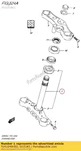 suzuki 5141048H00 support, sous - La partie au fond