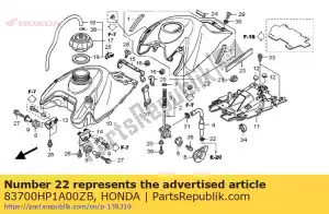 Honda 83700HP1A00ZB cubierta, tanque de combustible * r299r * - Lado inferior