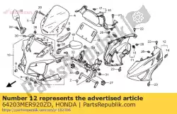 Here you can order the cowl set, l. Fr. (wl) *type4 * (type4 ) from Honda, with part number 64203MER920ZD: