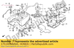 Honda 17510HN8A60 composition de réservoir, carburant - La partie au fond