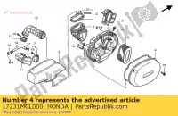 17231MCL000, Honda, coperchio, filtro dell'aria honda vt 750 2001 2002, Nuovo