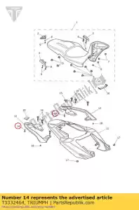 triumph T3332464 screw s/tap tx 5 x 25 - Bottom side