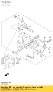 Suzuki 0910308269 bullone, 8x30 - Il fondo