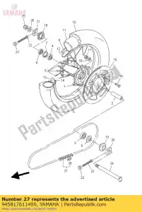 yamaha 945817611400 ketting (d.i.d.520vm-114ll) - Onderkant