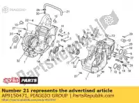 AP9150471, Piaggio Group, Breather pipe aprilia  mxv rxv rxv sxv sxv 450 550 2006 2008 2009 2010 2011, New