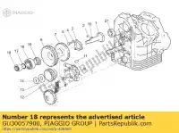 GU30057900, Piaggio Group, Espaçador moto-guzzi daytona daytona racing daytona rs mgs v 1000 1200 1992 1996 1997 2004, Novo