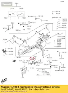 kawasaki 14093Y042 01 hoes, eps ecu - Onderkant