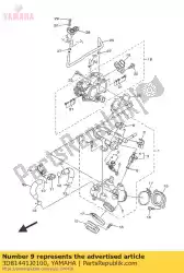 pijp, geluiddemper van Yamaha, met onderdeel nummer 3D81441J0100, bestel je hier online: