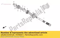 28281035018, Honda, primavera, kick starter (chuo hatsujo) honda (b) usa (e) england clm little cub (x) japan crf st (n) germany xr zb (j) 50 70 1981 1984 1988 1992 1997 1998 1999 2000 2003 2005 2006 2007 2008 2009 2010 2011 2012, Nuevo