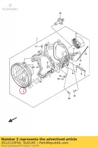 suzuki 3512110FA0 unité - La partie au fond