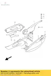 Ici, vous pouvez commander le emblème, fr. Cover auprès de Suzuki , avec le numéro de pièce 6813104F10M2S: