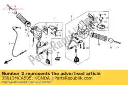 Here you can order the sw set,st stop & from Honda, with part number 35013MCA505: