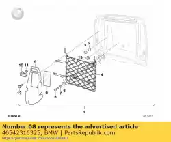 Qui puoi ordinare specchio da BMW , con numero parte 46542316325: