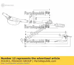 Qui puoi ordinare rondella da Piaggio Group , con numero parte 016343: