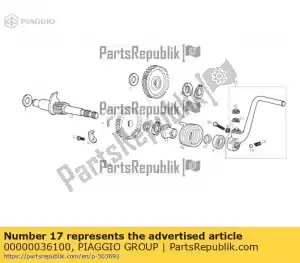 Piaggio Group 00000036100 lavadora - Lado inferior