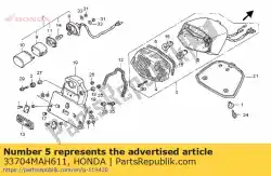 Here you can order the no description available from Honda, with part number 33704MAH611: