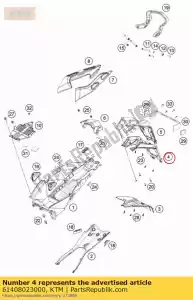 ktm 61408023000 npc lower part - Bottom side