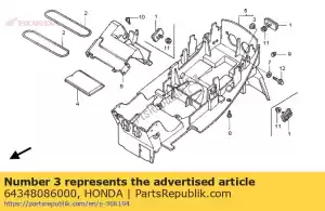 honda 64348086000 lavadora, fr. fixação de tampa - Lado inferior