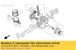 Honda 13202437300 staaf, verbinden - Onderkant