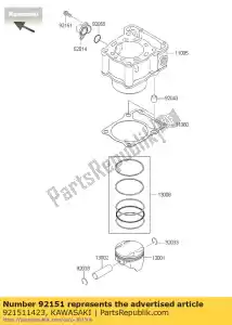 Kawasaki 921511423 ?ruba - Dół