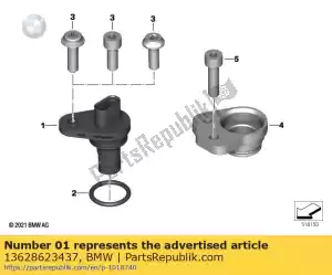 bmw 13628623437 krukas sensor - Onderkant